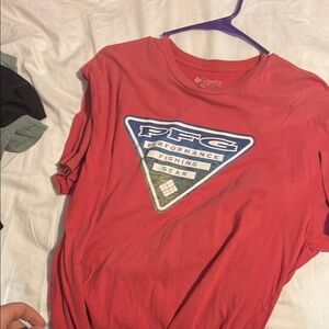 Columbia PFG Red T-Shirt